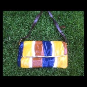Vintage block colored purse